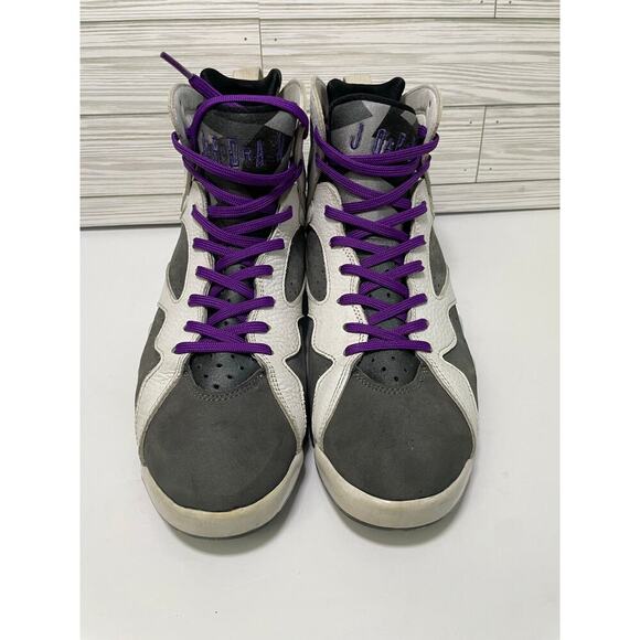 Nike Air Jordan 7 Retro Flint 2021 Grey White Men's Size 11.5 - Picture 3 of 15